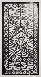 Váchal Josef – Zednářské stupně, původní dřevoryt, 1950