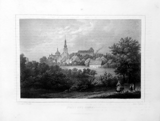 Lysá nad Labem – Arldt, C. W., původní litografie, ca 1840