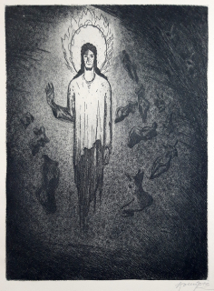Konůpek Jan – Hledání duší, původní lept, 1933