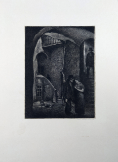 Steiner-Prag Hugo – Neřest, list č. 10, původní litografie, 1916