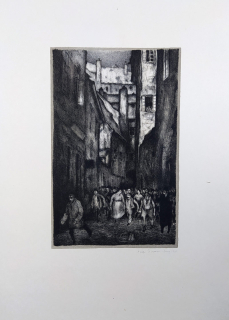 Steiner-Prag Hugo – list č. 14, původní litografie, 1916