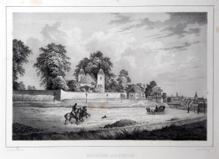 Přelouč – Arldt Carl Wilhelm, Semmler C. G., původní litografie, 1845