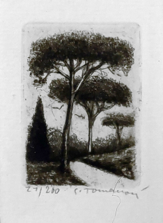 Tomanová Emilie – Poutí k Eldorádu, původní lept, 1983
