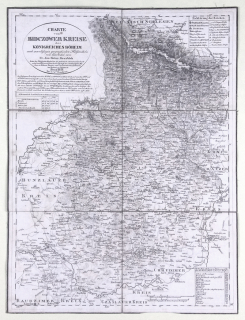 Bydžovský kraj – František Jakub Jindřich Kreibich, prodej staré mapy, mědiryt, 1828