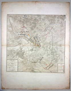 Itálie – stará mapa Lombardie, Mantova, původní staře kolorovaný mědiryt, 1796