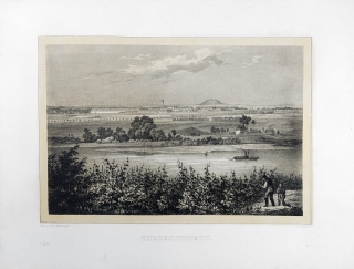 Terezín – Bürger Robert, původní tónovaná litografie, prodej, 1845