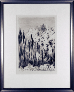 Kobliha František – Bez názvu II., litografie na prodej, ca 1940, česká grafika