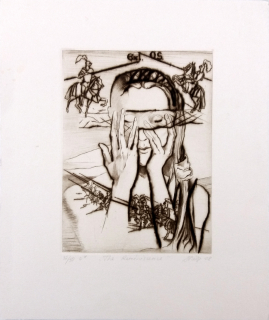 Lebedinskaja A. – The Reminiscence, suchá jehla, 2008, grafický list