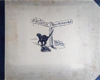 Kubin Alfred – Rauhnacht, Temná noc, album 13 původních litografií, 1925