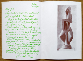 Zívr Ladislav – Osobní dopis, reprodukční fotografie, 1970
