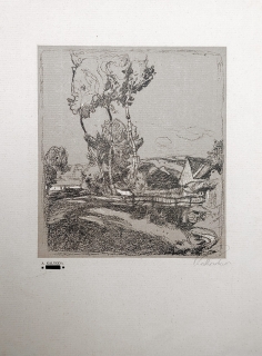 Kalvoda Alois – Náčrt, litografie, ca 1905