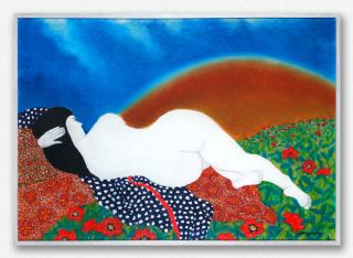 Horník Miroslav – Melancholie, suchý pastel, 2020