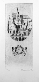 Jadrníčková-Zikudová Květoslava – PF 83, lept, 1982