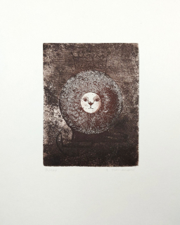 Tomanová Emilie – Lev, lept a suchá jehla, ca 1985
