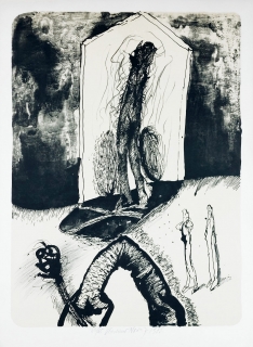 Novák Vladimír – Bez názvu, litografie, 1983