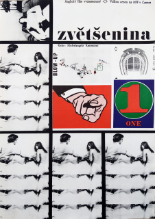 Zvětšenina – Milan Grygar, původní filmový plakát, formát A3, 1968