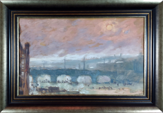 Procházka Jaro – Praha, olej na kartonu, ca 1930