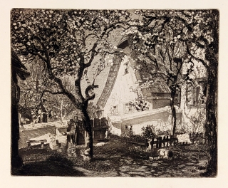 Silberbauer Fritz – Garten im Sonnenschein, lept, 1913