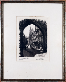 Vaic Josef – Praha, Chrám sv. Mikuláše, původní lept, ca 1930