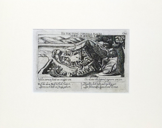Tábor – Meissner Daniel, původní mědiryt, veduta, 1678