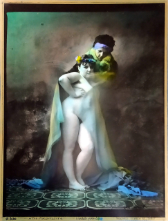 Saudek Jan – The Matchmaker, kolorovaná autorská fotografie, 1987