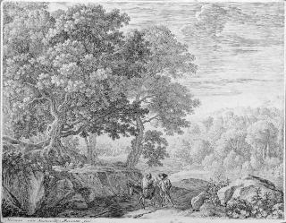 Swanewelt, Herman van – ze série 12 krajin, původní lept, ca 1640