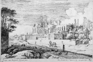 Swanewelt, Herman van – ze série 12 krajin, původní lept, ca 1640