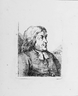 Bergler Josef – Portrét, mědiryt s leptem, 1805