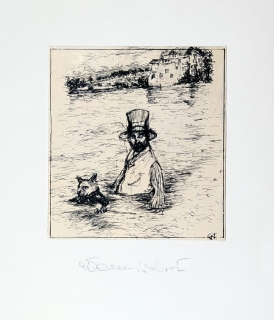 Wernischová Helena – Volná kresba, perokresba, 1969