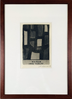 Balcar Jiří – P. F. 1960 Jiřina Hořejší, akvatinta a lept, 1959