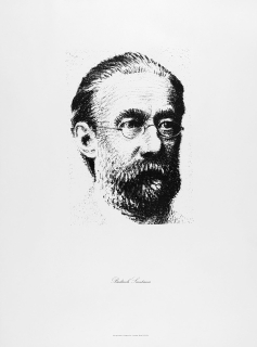 Kaplický Josef – Bedřich Smetana, z alba České hlavy, litografie, 1949