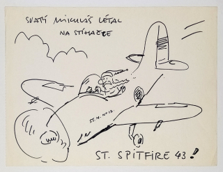 Jiránek Vladimír – SVATÝ MIKULÁŠ LÉTAL NA STÍHAČCE. ST. SPITFIRE 43!