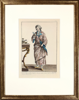 Galerie des Modes et Costumes Français, Patas – Le Clere; kolorovaný lept, pozdější otisk 1912