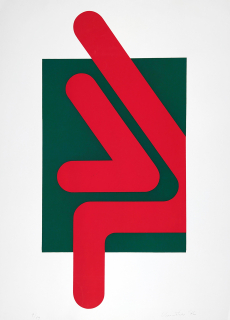 Vomáčka Tomáš – Bez názvu, serigrafie, číslováno 9/19, 1976