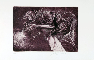 Demel Karel – Trumpetista, lept a suchá jehla, autorský tisk, 1995