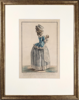 Galerie des Modes et Costumes Français, Le Clere; kolorovaný lept, pozdější otisk 1912