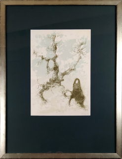 Trnka Jiří – Zima, původní barevná litografie, 1945