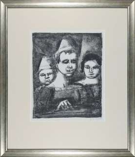 Rouault Georges – Le Trio, původní litografie, 1927