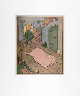 Lada Josef – knižní ilustrace, barevná zinkografie, 1. vydání, 1920