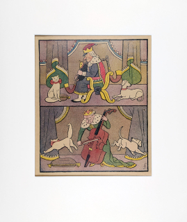 Lada Josef – knižní ilustrace, barevná zinkografie, 1. vydání, 1920