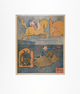 Lada Josef – knižní ilustrace, barevná zinkografie, 1. vydání, 1920