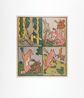 Lada Josef – knižní ilustrace, barevná zinkografie, 1. vydání, 1920