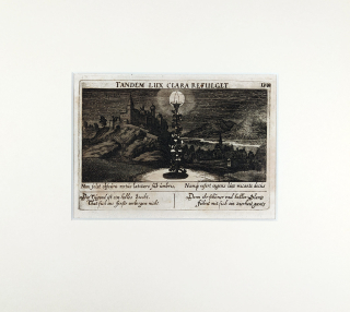Mikulov – Meissner Daniel, původní mědiryt, veduta, 1678