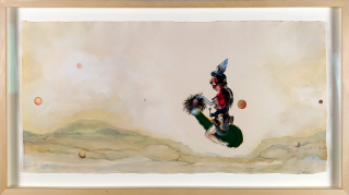 Holcová Veronika – Havrana, tempera, kvaš, 2011