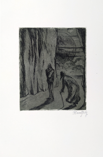 Konůpek Jan – Hamlet a Polonius, původní lept, 1925