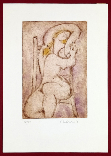 Antonová Alena – Bez názvu, barevný lept, 2003, grafický list na prodej, česká moderní grafika