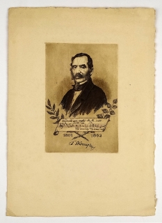 Portrét Františka Škroupa – lept, ca 1920, grafický list, prodej grafiky