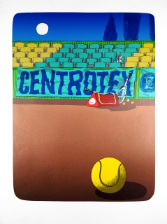 Bím Tomáš – Tenis, původní litografie, ca 1994