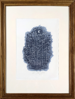 Sklenář Zdeněk – Květnová noc, Listy z Pontu II, původní barevná litografie, ex. č. 18/200, 1973