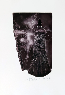 Demel Karel – Ingmar Bergman, původní lept, 1987